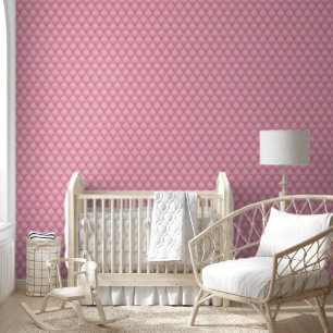 Light Pink Gold Diamond Tufted Wallpaper