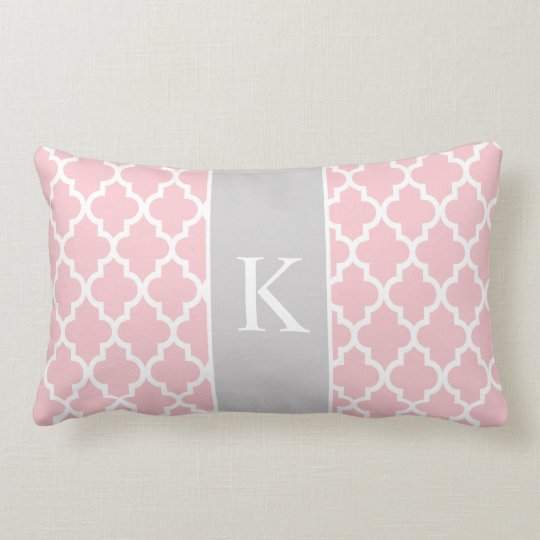 monogrammed lumbar pillow