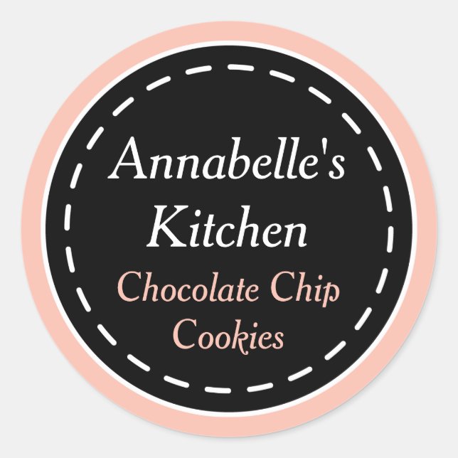 Light Pink Kitchen Stickers (Front)