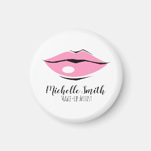 Light Pink lips design Make-up artist Magnet