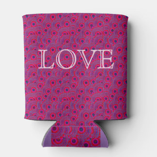 LIGHT Pink-LOVE-MANDALA Can Cooler