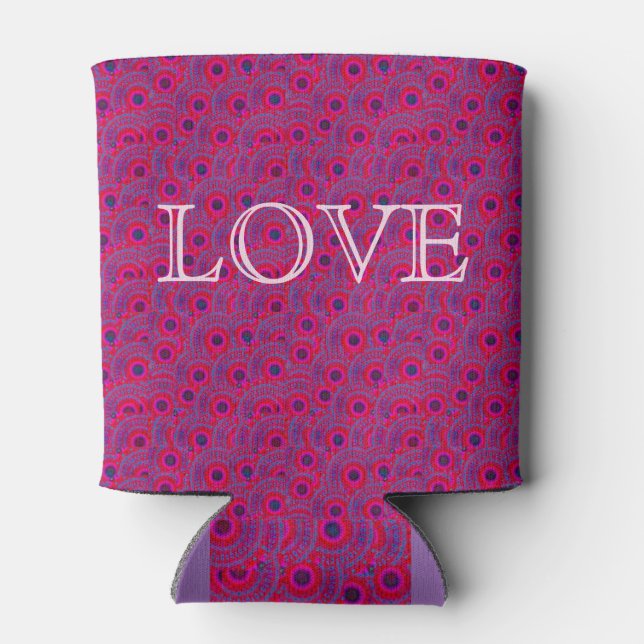 LIGHT Pink-LOVE-MANDALA Can Cooler (Back)