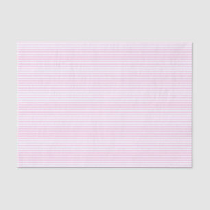 Light Pink Pinstripes Stripes Tissue Paper
