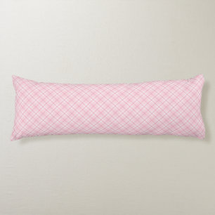 Light Pink Plaid Body Cushion