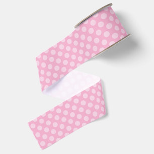 Light Pink Polka Dot Grosgrain Ribbon