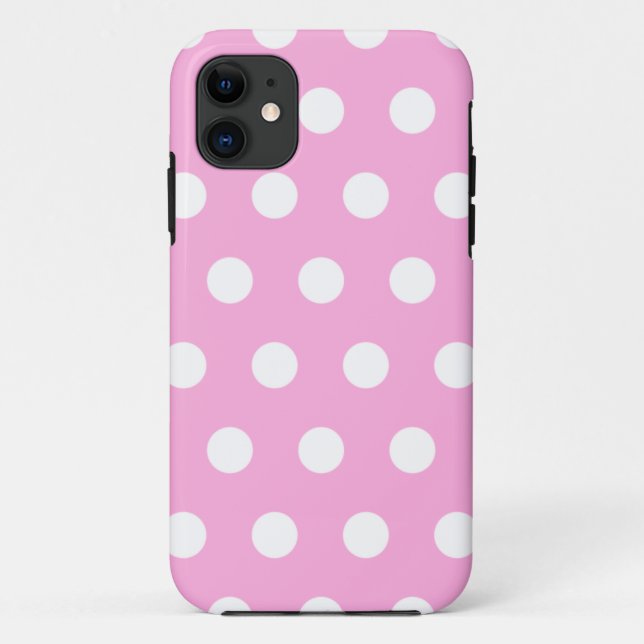 Light Pink Polka Dot iPhone 5 Case (Back)