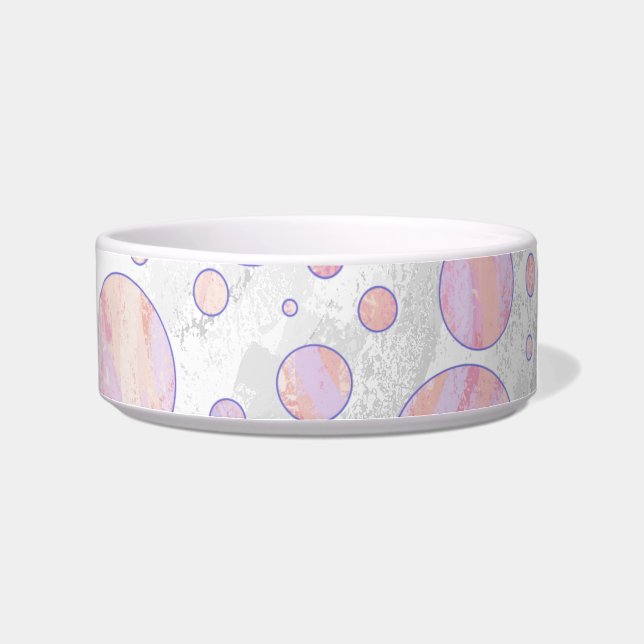 Light Pink Polka Dot Pattern Bowl (Right)