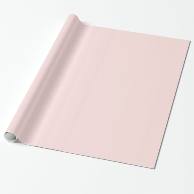 Light Pink Pretty Wrapping Paper (Unrolled)