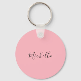 Light Pink Professional Unique Classic Handwriting Key Ring