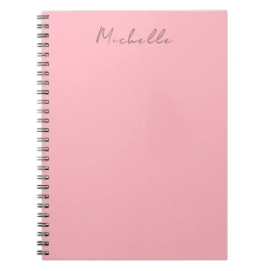 Light Pink Professional Unique Classic Handwriting Notebook
