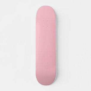 Light Pink Solid Colour Girly Pastel Skateboard