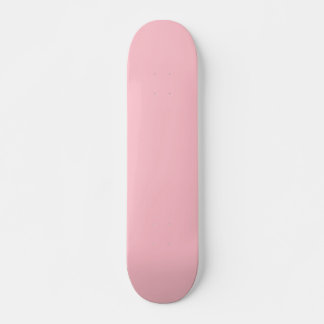 Light Pink Solid Colour Girly Pastel Skateboard