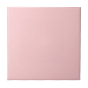 Light Pink Solid Colour Modern Elegant Chic Tile