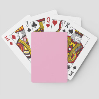 Light Pink Solid Colour Playing Cards