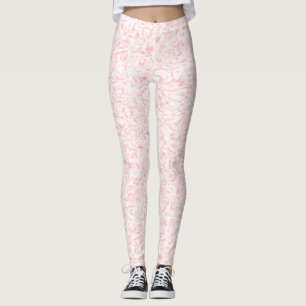 Light Pink Swirl Leggings