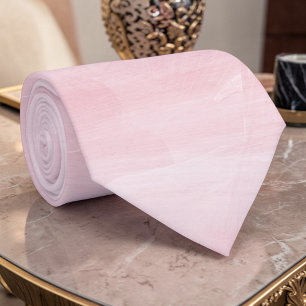Light Pink Watercolor Custom Necktie