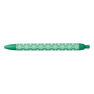 Light Pixel Pattern Black Ink Pen