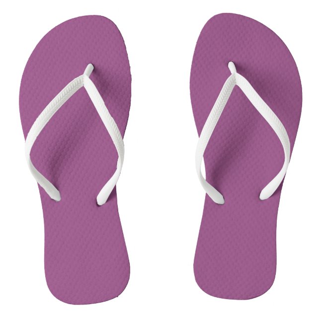 Light Plum Flip Flops (Footbed)