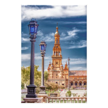 Light Posts at Plaza de Espana