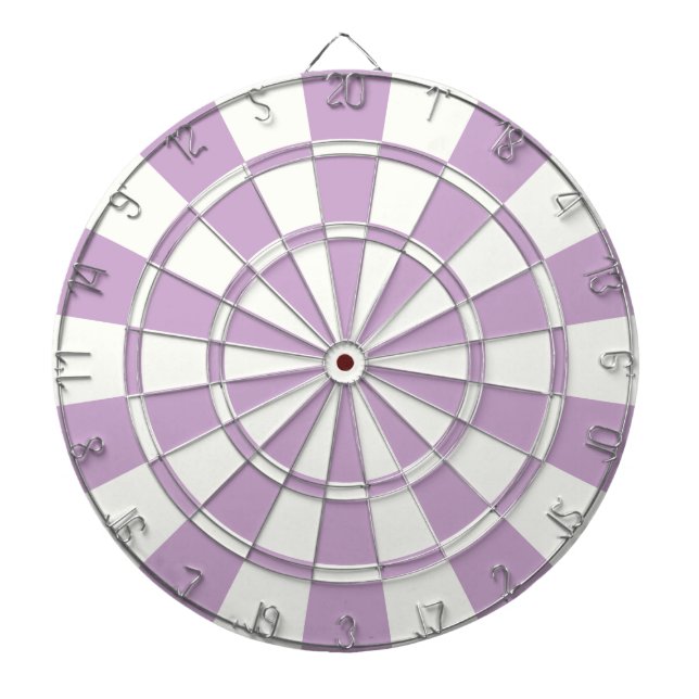 Light Purple And White Dartboard (Front)