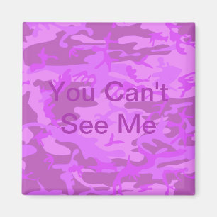 Light Purple Camouflage Magnet