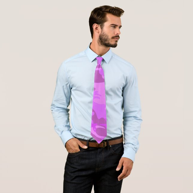 Light Purple Camouflage Tie (In Situ)