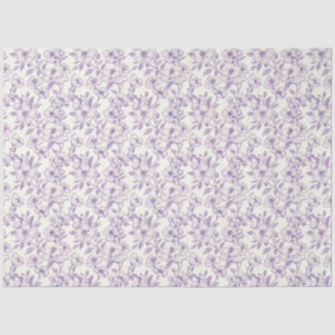 Light Purple Chinoiserie Decoupage Tissue Paper