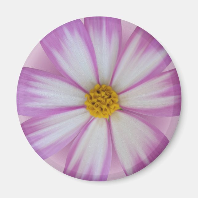 Light purple flower magnet (Front)