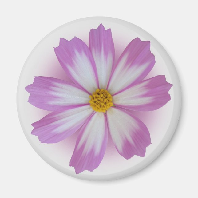 Light purple flower magnet (Front)