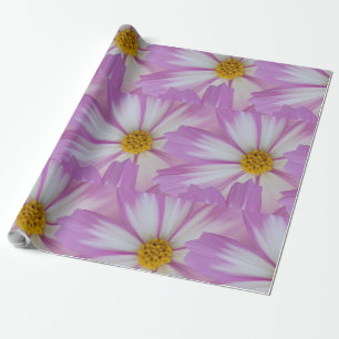 Light purple flower wrapping paper