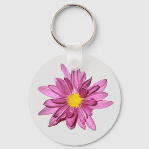 Light Purple Gerbera Keychain