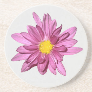 Light Purple Gerbera Sandstone Coaster