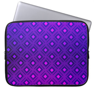 Light Purple layout with lines, rectangle. Shining Laptop Sleeve