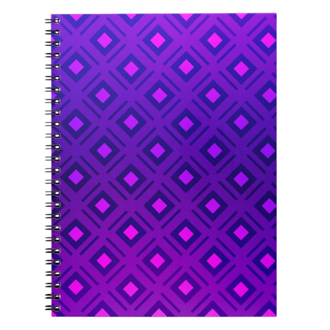 Light Purple layout with lines, rectangle. Shining Notebook (Front)