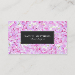 Light Purple Lilacs Professional Business Card