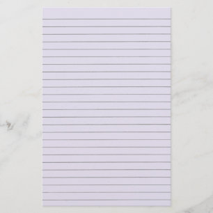 Light Purple Lined Stationery