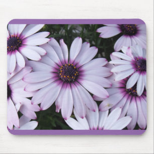 Light Purple Petals with Purple Background Mouse Mat
