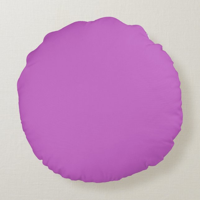 Light Purple plain solid colour pillow (Back)