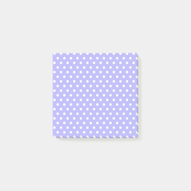 Light purple   Polka Dots Notes (Front)