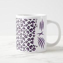 Light Purple Spotted Leopard Print