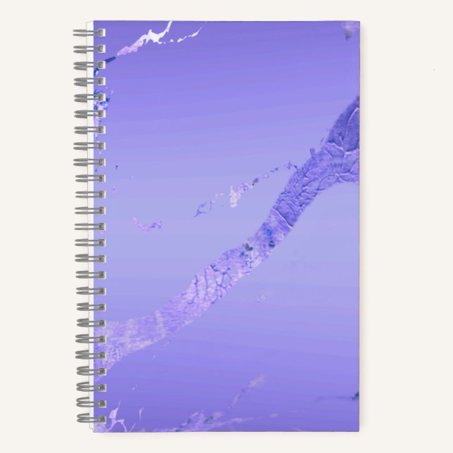 Light Purple with Metallic Accents Notebook (Front)