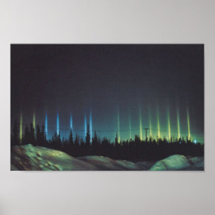 light reflections in alaska poster