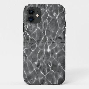 Light Reflections On Water: Black & White iPhone 11 Case
