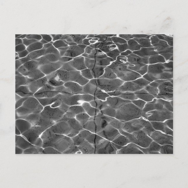 Light Reflections On Water Photo Postcard (Front)