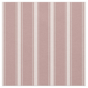 Light Rose Taupe & Pale Pink Stripes Fabric