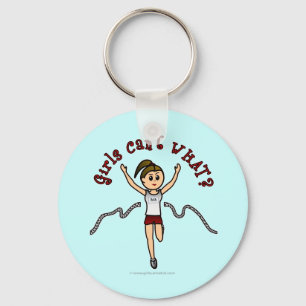 Light Runner in Red Uniform Key Ring