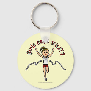 Light Runner in Red Uniform Key Ring