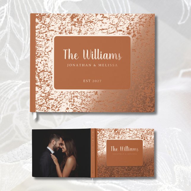 Light Rust Foil Guest Book Photo Guestbook Texture (Creator Uploaded)
