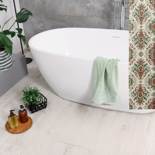 Light Rustic Traditional Shower Curtain