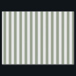 Light Sage Green and White Stripe Tissue Paper<br><div class="desc">Simple elegant soft sage green and white wrapping paper - perfect for weddings,  bridal showers and birthdays.</div>